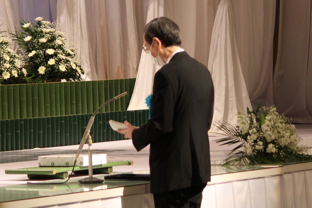 住本医学部長　追悼の辞