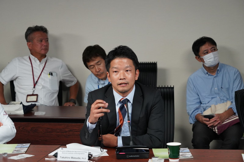 増田教授 研究説明